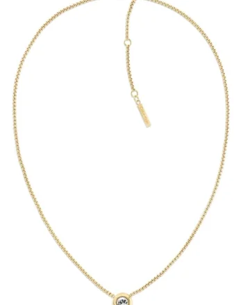 Colier  si cubic zirconia 35000770, Auriu