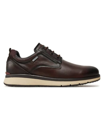 Pantofi barbati  304358494, Piele naturala, 42 EU, Maro