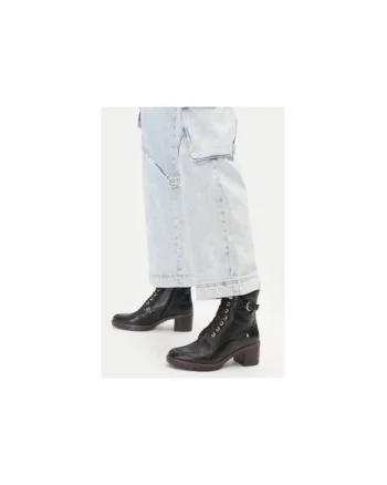 Ghete dama  302998449, Piele naturala, Negru, Negru