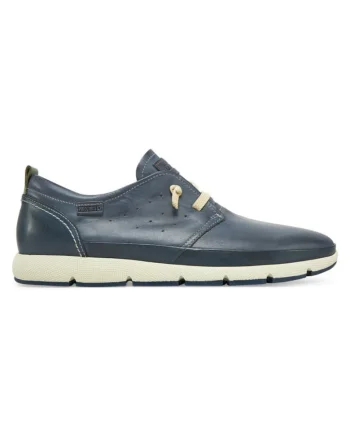 Pantofi barbati  304903397, Piele naturala, Albastru, Albastru