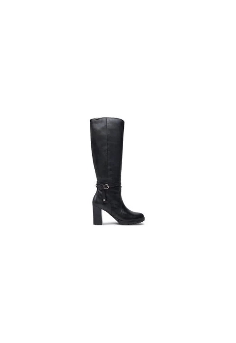 Cizme dama  304359385, Piele naturala, Negru, Negru