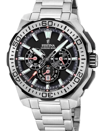 Ceas barbatesc  F20724/7 Quartz Argintiu
