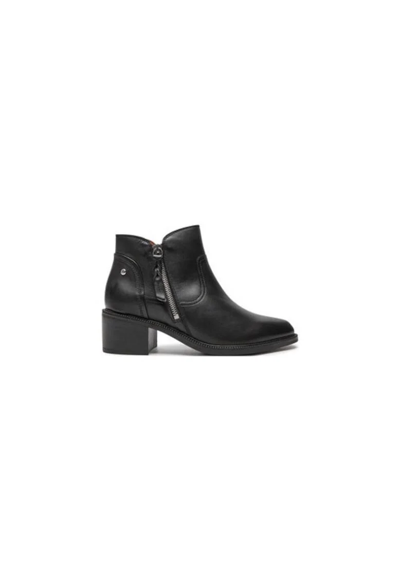 Ghete dama  304358586, Piele naturala, Negru, Negru