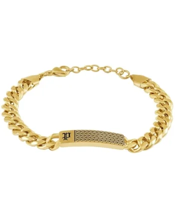 Bratara  Men cu placuta PEAGB0078102, Auriu