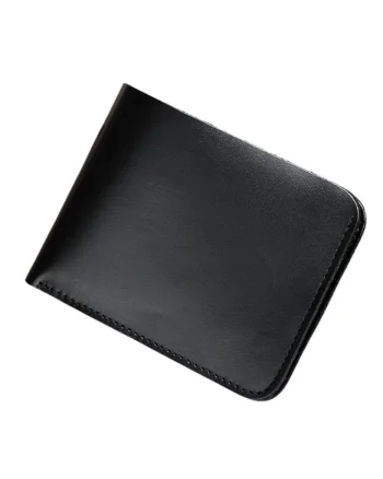 Portofele minimaliste, Negru Leather