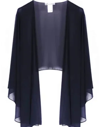 Bolero dama elegant  voal PR albastru