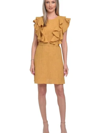 Rochie de zi din in  dreapta Naomi