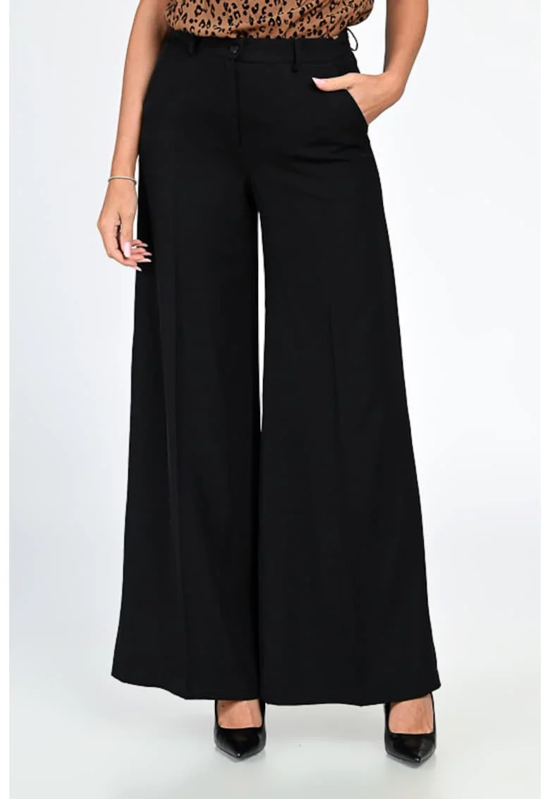 Pantaloni cu croiala ampla si buzunare oblice Atena