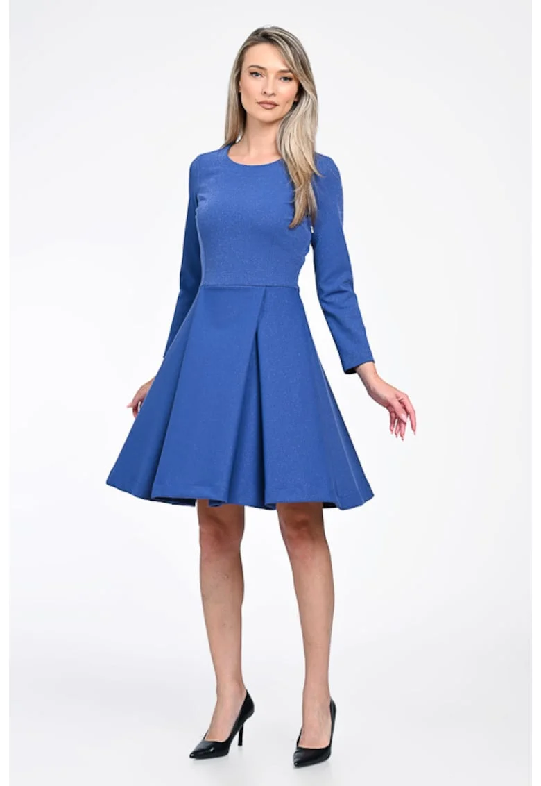 Rochie eleganta stralucitoare  cu pliuri Ofelia