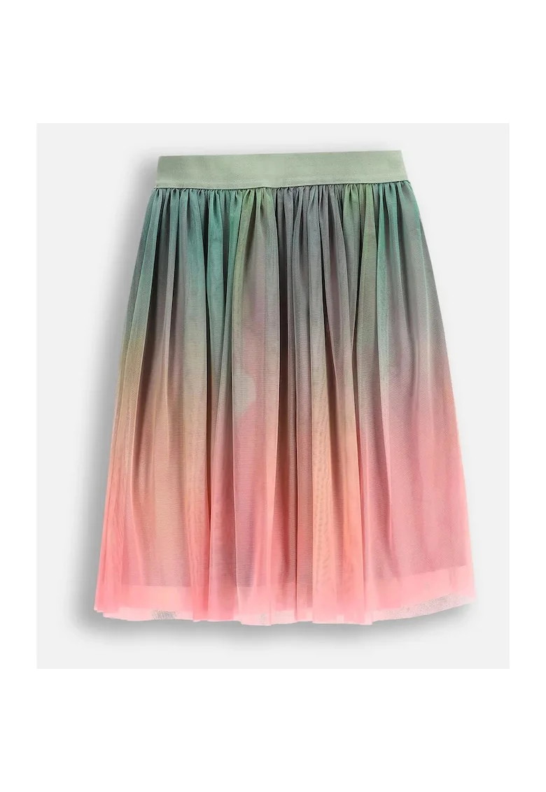 Fusta din tul  multicolor,