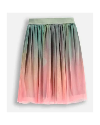Fusta din tul  multicolor,