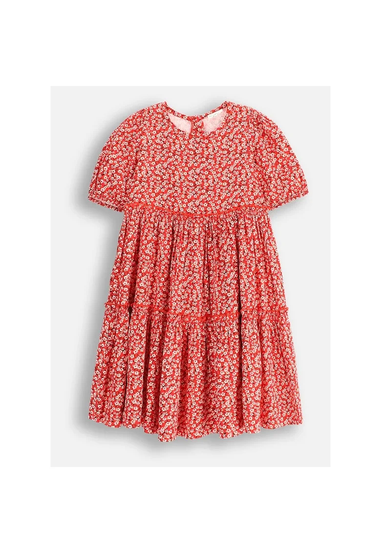 Rochie din tesatura,  Rosu, 134