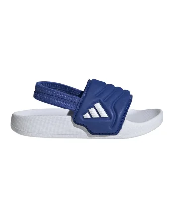 Sandale slingback Adilette, Alb/Albastru royal