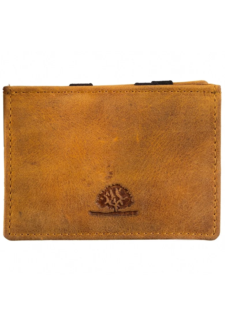 Portofel dama piele naturala bej 10.5 x 7.5 x 2.5 cm, VINTAGE RFID,