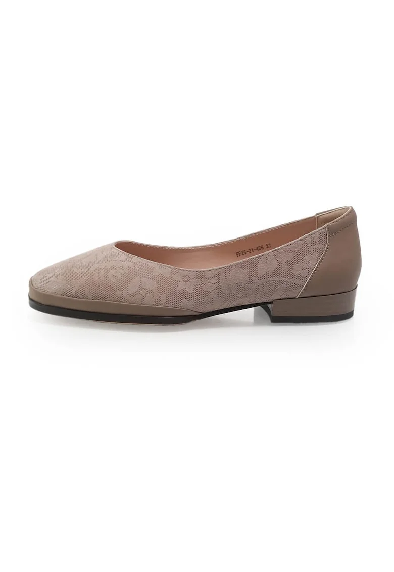Pantofi  2601486 din piele naturala, Maro