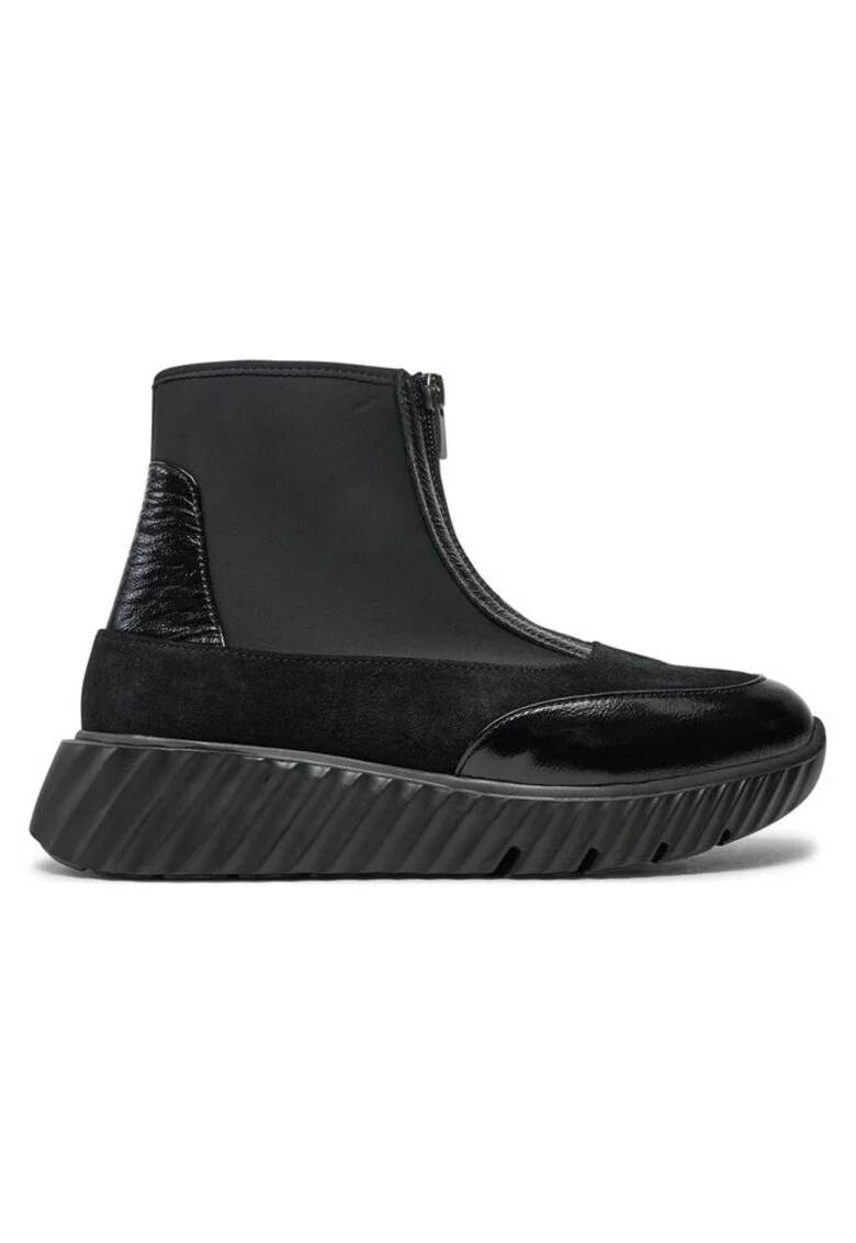 Pantofi sport dama  304336775, Piele naturala, Negru, Negru