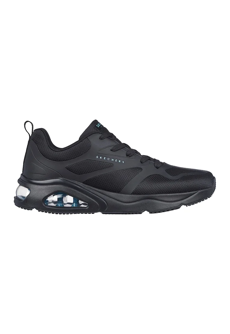 Pantofi sport de plasa de detalii peliculizate, Negru