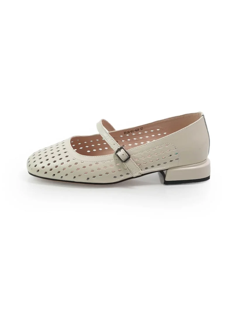 Pantofi  2601429 din piele naturala, Bej