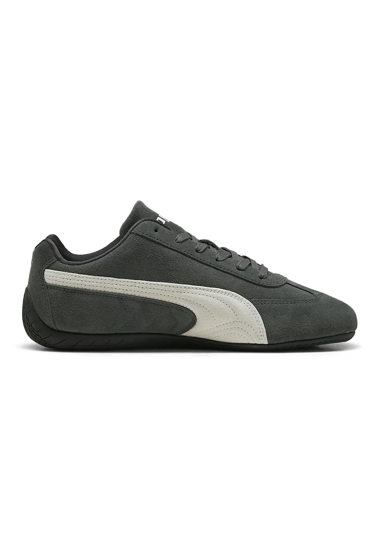Pantofi sport Speedcat OG unisex din piele intoarsa, Alb fildes/Gri grafit