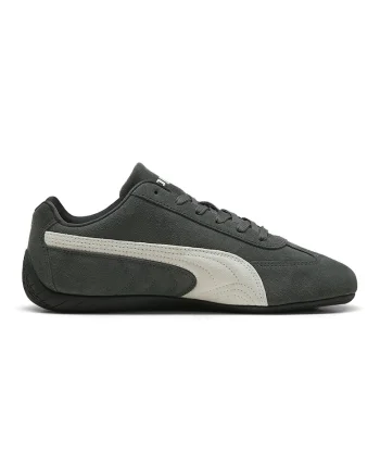 Pantofi sport Speedcat OG unisex din piele intoarsa, Alb fildes/Gri grafit