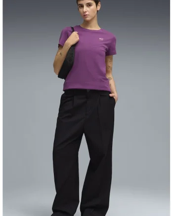 Tricou de bumbac Essentials Elevated, Roz fandango