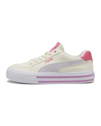 Pantofi sport Court Classic cu logo, Violet deschis/Roz/Bej deschis