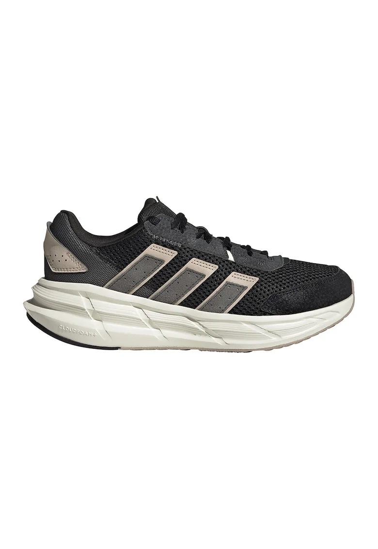 Pantofi AstraStar sport low-cut cu sireturi, Negru/Negru stins/Maro taupe deschis/Gri inchis