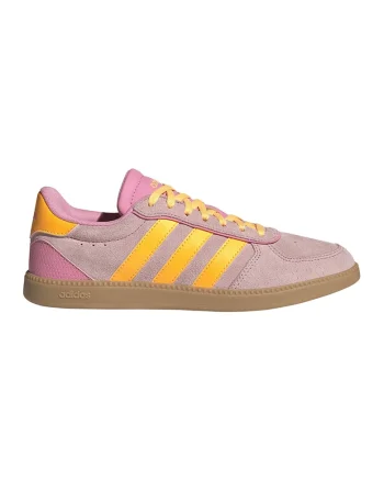 Pantofi sport Breaknet Sleek cu logo, Roz deschis/Galben sofran/Roz prafuit