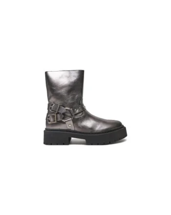 Ghete dama  304364938, Piele naturala, Gri, Gri