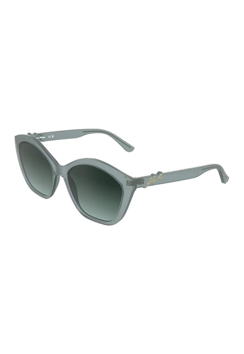 Ochelari de soare cu lentile in degrade, Verde pal