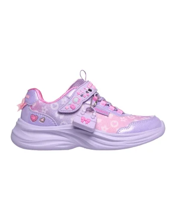 Pantofi sport Power Jams 2.0 cu talisman detasabil, Roz pastel/Lila