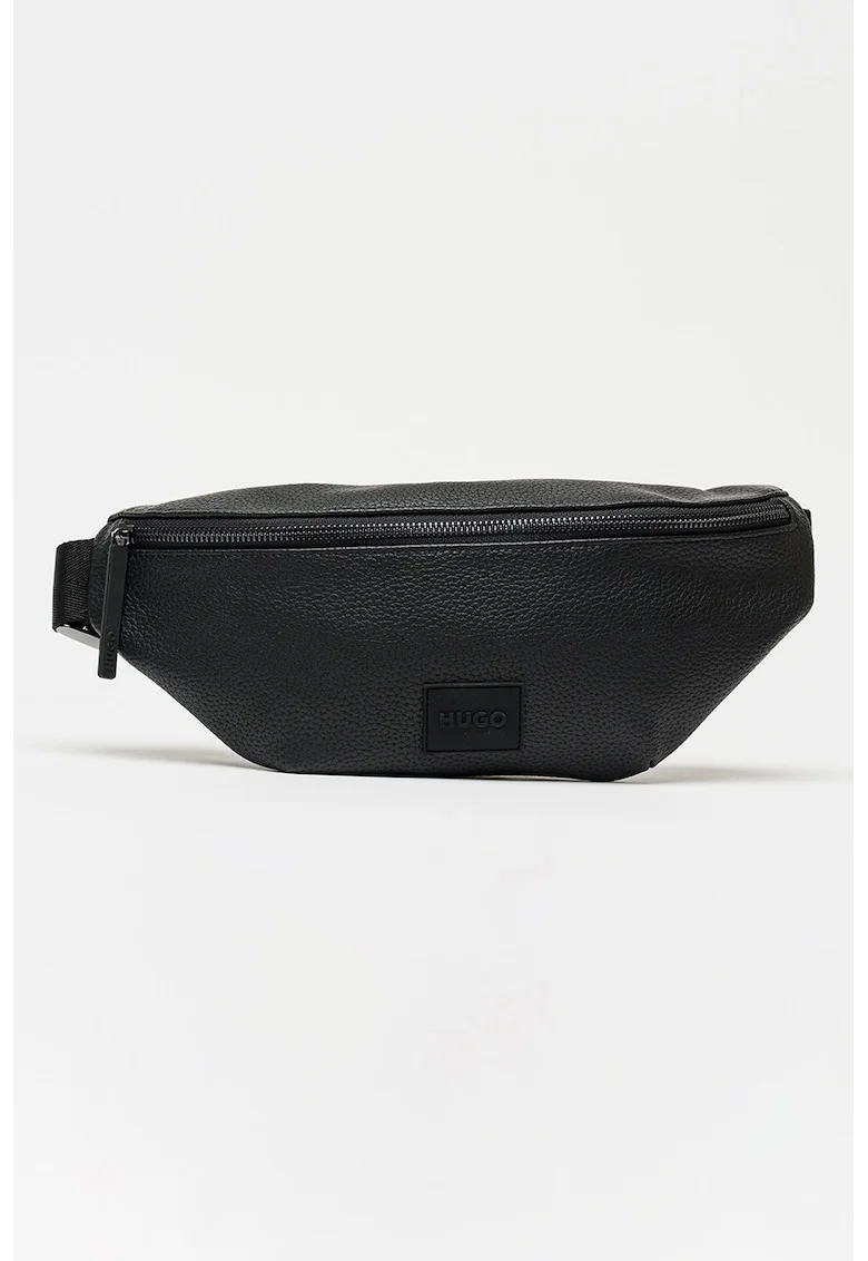 Borseta de piele ecologica Ethon 2.0, Negru stins