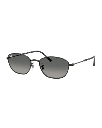 Ochelari de soare cu lentile ovale, Negru/Negru stins