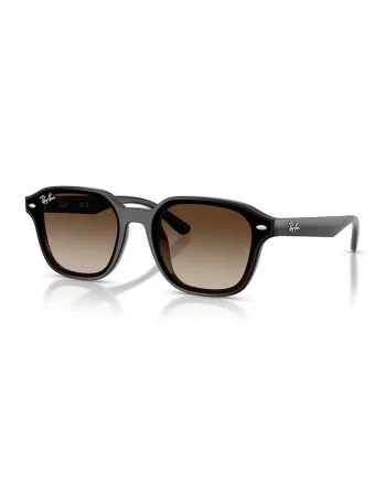 Ochelari de soare unisex cu lentile in degrade, Negru/Negru stins