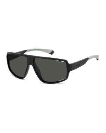 Ochelari de soare shield cu lenvvtile polarizate, Negru/Gri deschis