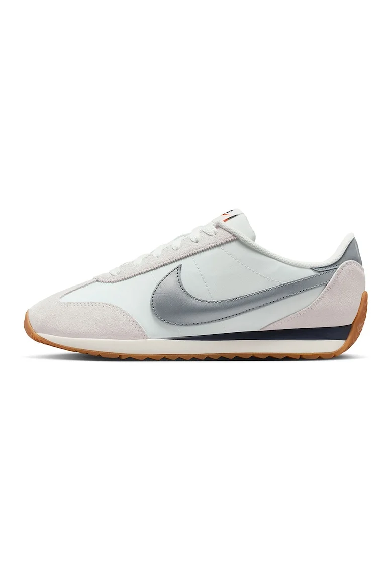 Pantofi sport Pacific cu logo si garnituri de piele intoarsa, Gri deschis/Gri cenusiu