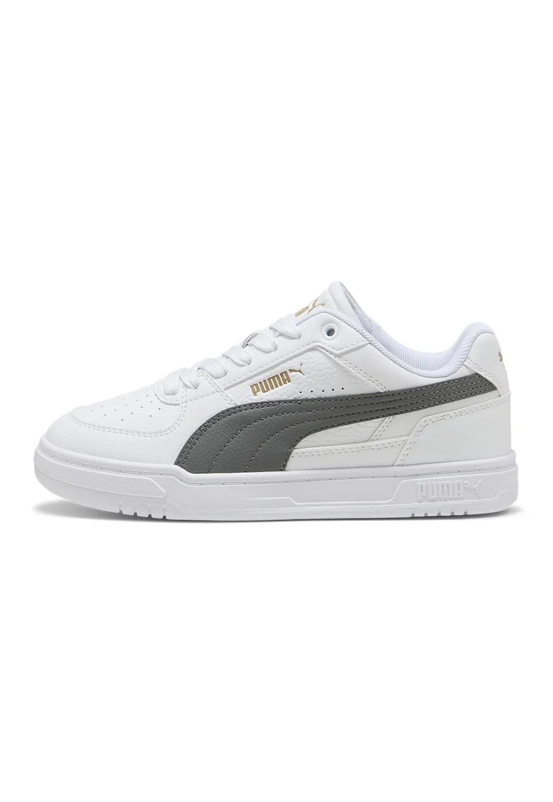 Pantofi sport Caven III de piele ecologica, Alb/Gri inchis