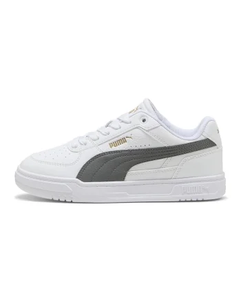 Pantofi sport Caven III de piele ecologica, Alb/Gri inchis