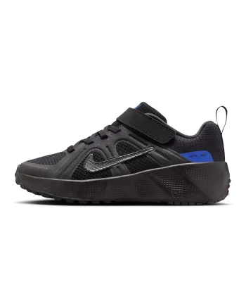 Pantofi sport low-cut Metro Tek cu segment cu inchidere velcro, Negru/Albastru/Gri inchis