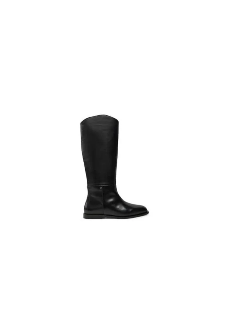 Cizme dama  304418365, Piele naturala, Negru, Negru