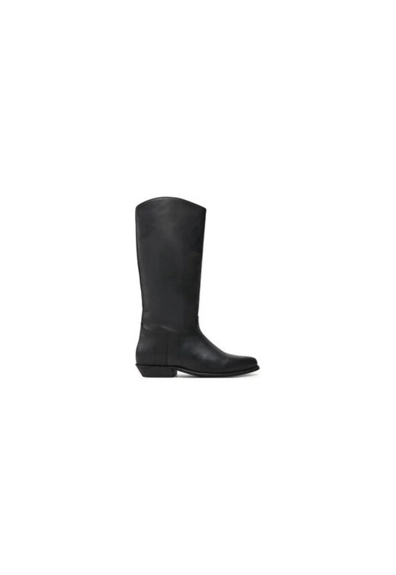 Cizme dama  304418327, Piele naturala, Negru, Negru