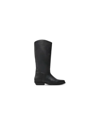 Cizme dama  304418327, Piele naturala, Negru, Negru