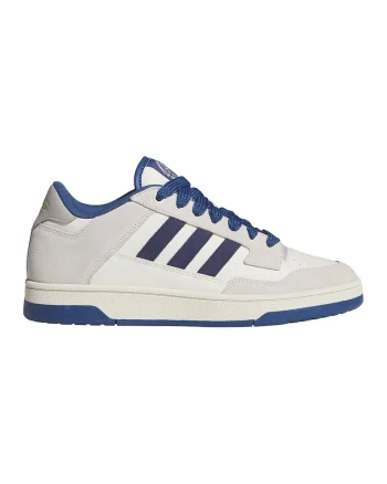 Pantofi sport Rapid Court cu garnituri din piele intoarsa, Gri/Albastru inchis/Alb murdar