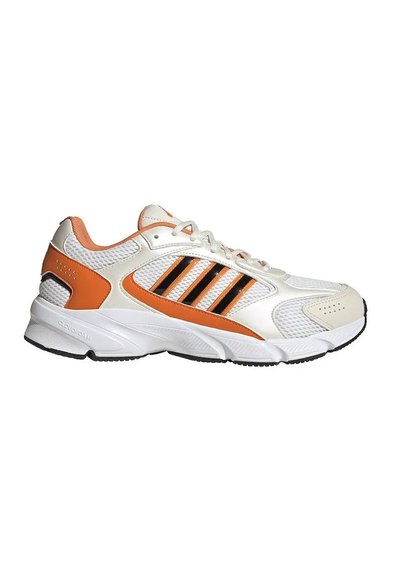 Pantofi sport Crazy Chaos 2000 cu insertii de plasa, Portocaliu mandarina/Alb optic/Alb murdar