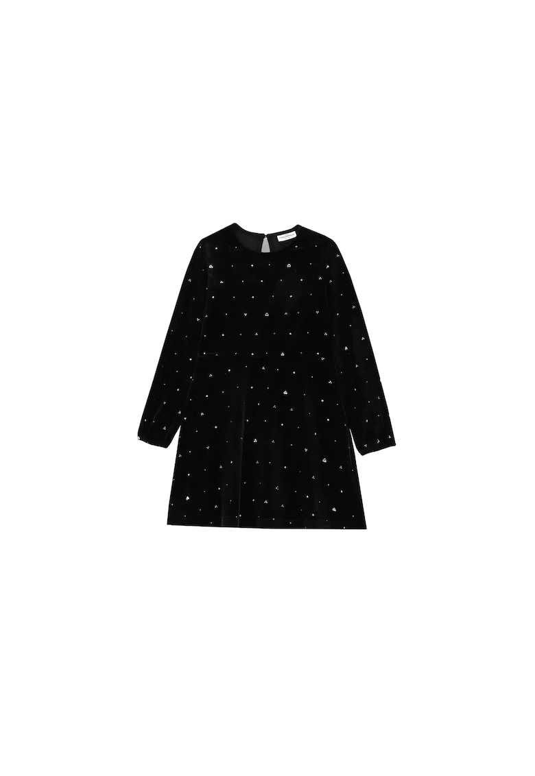 Rochie fete,  stofa, negru