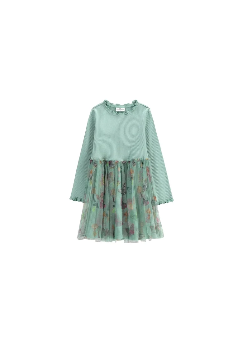 Rochie,  Textil, Verde
