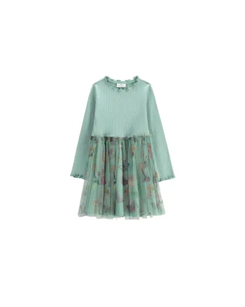 Rochie,  Textil, Verde