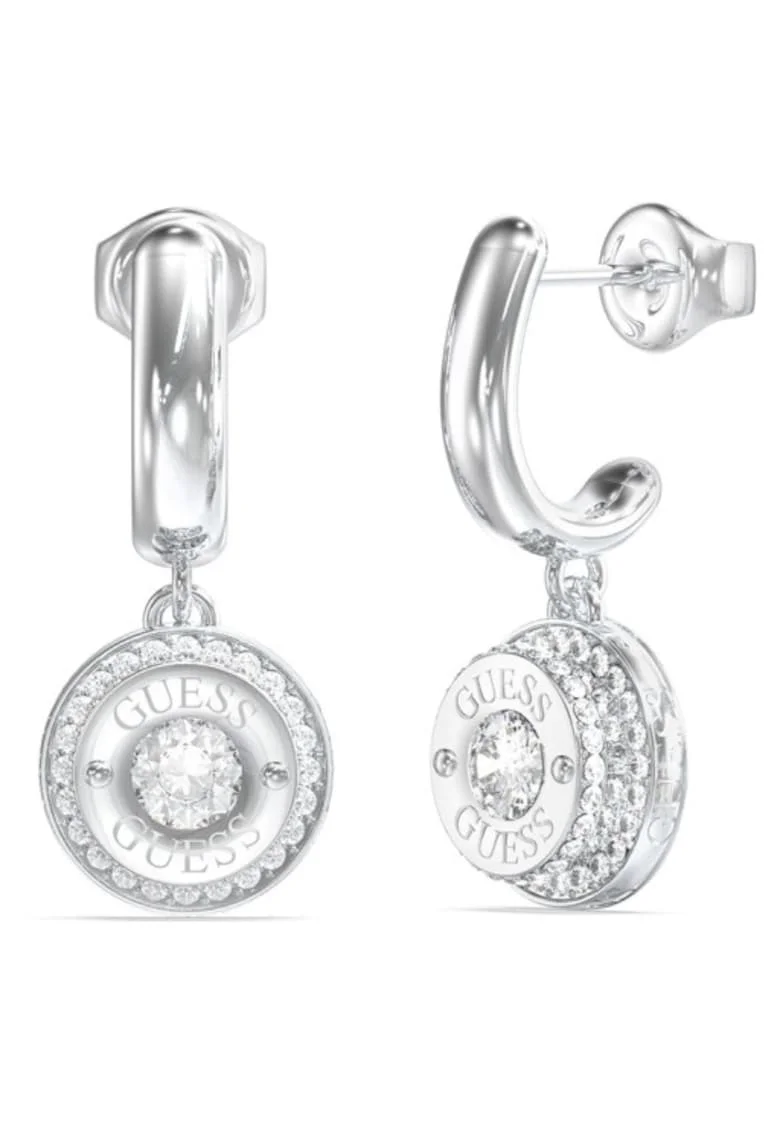 Cercei  Till Morning cu cristale JUBE05558JWRHT-U, Argintiu