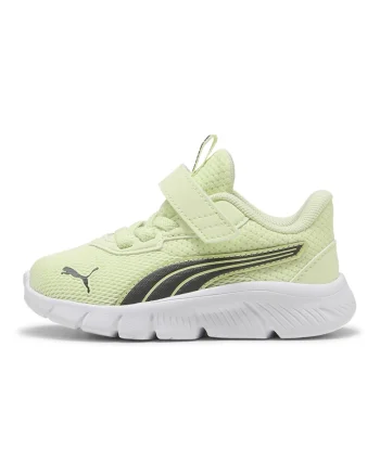 Pantofi sport FlexFocus Modern usori de plasa cu sireturi elastice, Gri antracit/Verde fistic