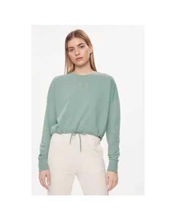 Bluza dama,  304112942, Bumbac/Poliester reciclat, Verde, Verde